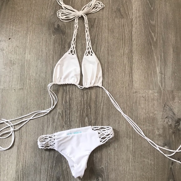 Mikoh woven bikini set white - Picture 3 of 10